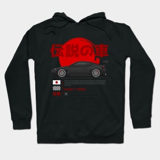 Midnight Racer Black GT 86 JDM Hoodie